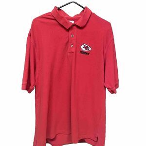Lee Sport Polo Shirt Mens XL KC CHIEFS‎  NFL Embroidered Polo